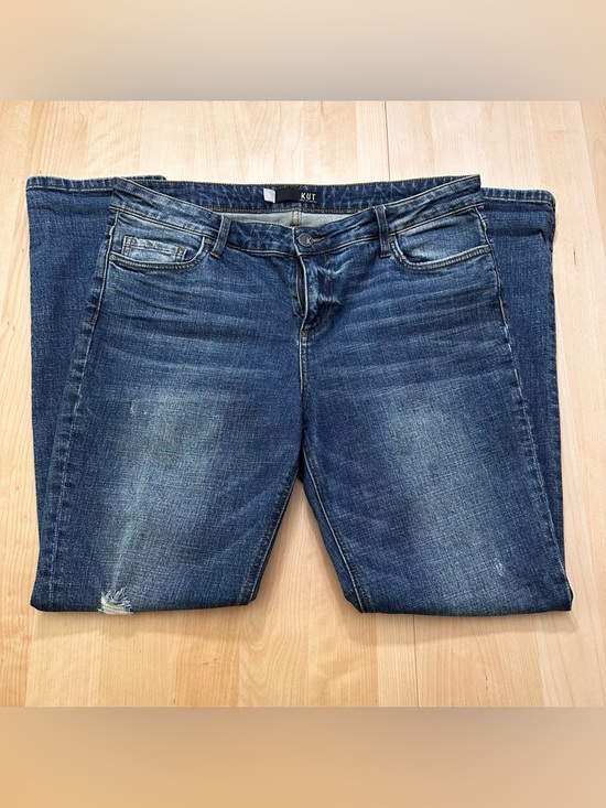 Kut from the Kloth Denim - Kut From The Kloth distressed Catherine Boyfriend Jeans, Size 14